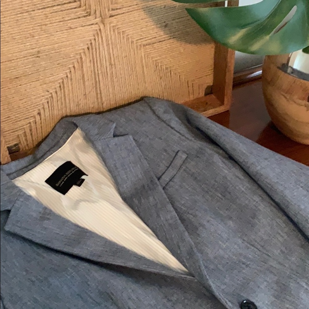 Banana Republic blazer. Long and lean style